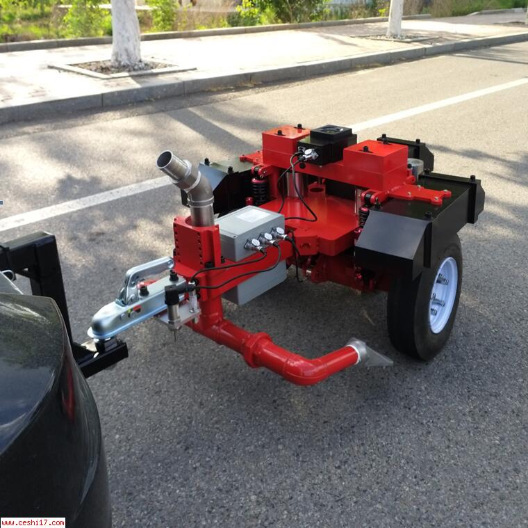 雙輪式橫向力系數檢測車